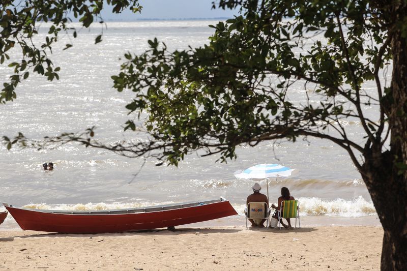 Paisagem de uma praia