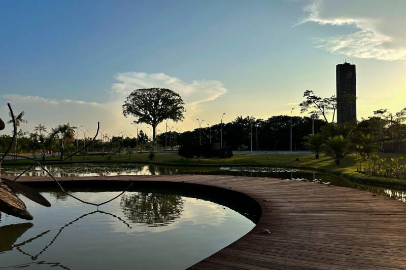 Foto do parque do Utinga