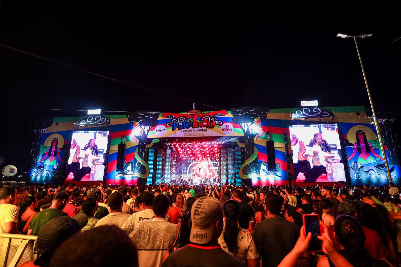 Foto do show do PARARRAIÁ