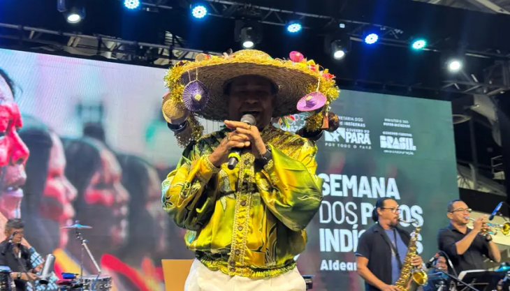 O cantor Pinduca entre as atrações da programação (Foto: Divulgação)