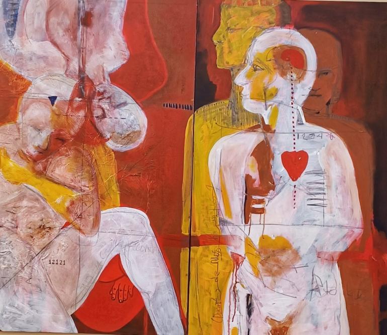 pintura exposição de arte