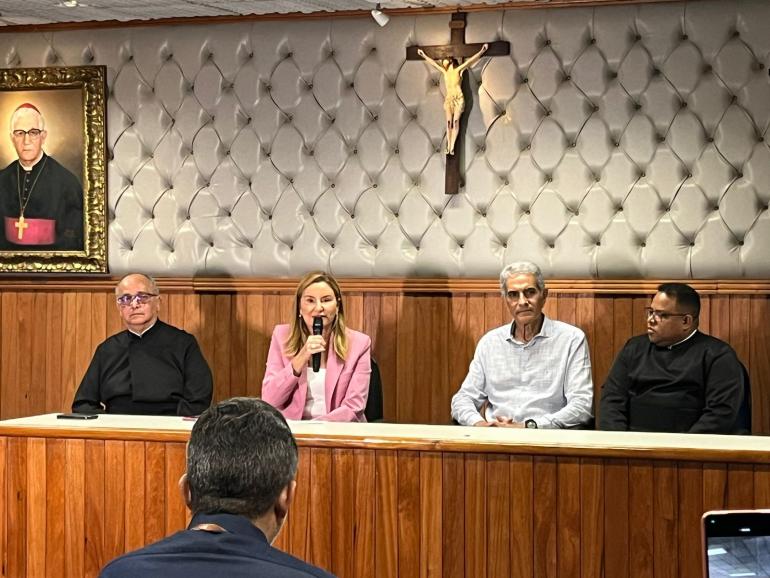 Coletiva de imprensa de apresentação do projeto do Novo Santuário de Nossa Senhora de Nazaré