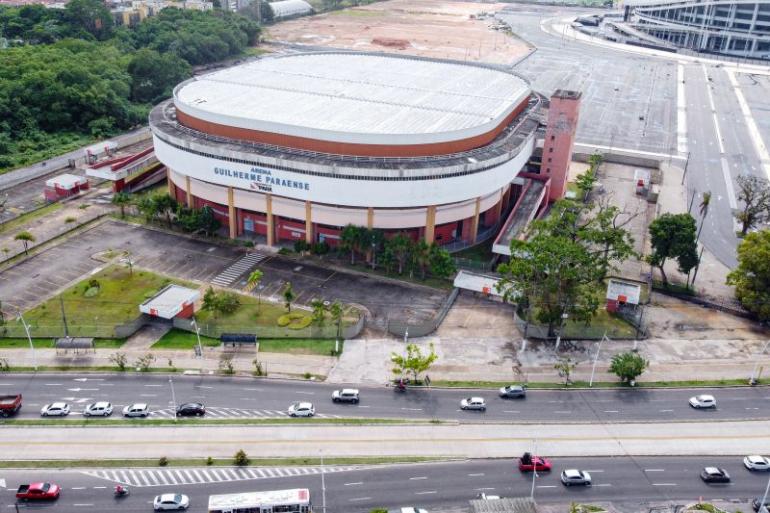  Vista aérea da Arena Guilherme Paraense (Mangueirinho)