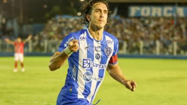 Nicolas jogando na Curuzu