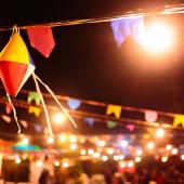 decoração de festa junina 
