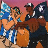 ilustração torcedores remo e paysandu