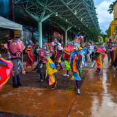 apresentação junina na estação das docas 