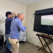 Torcedores surdos acompanhando o Parazão 2026 (Foto: Kayky Ryan/ Portal Cultura)